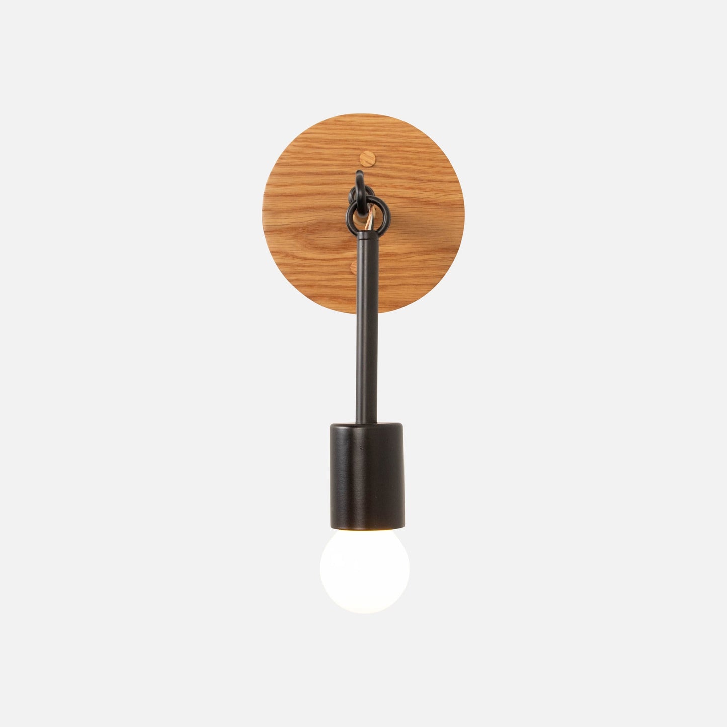 Link Sconce with Exposed Bulb