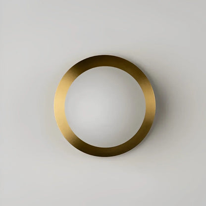 Brass Mini Orb Globe Wall Lamp