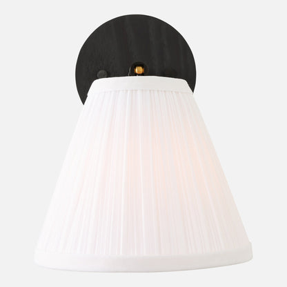 Aspen Sconce Pleated Shade