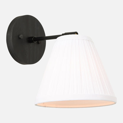 Aspen Sconce Pleated Shade