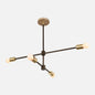 Colony Chandelier with Exposed Bulbs