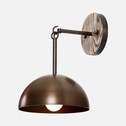 Link Sconce with Dome